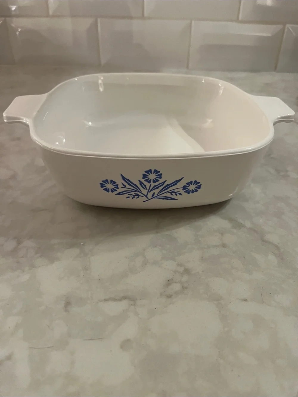 Vintage Blue Cornflower 1 Quart Corning Ware Casserole Baking Dish